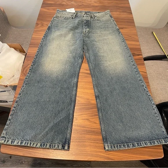 HOPE skid jeans Wide-Leg Blue Jeans - Picture 4 of 14